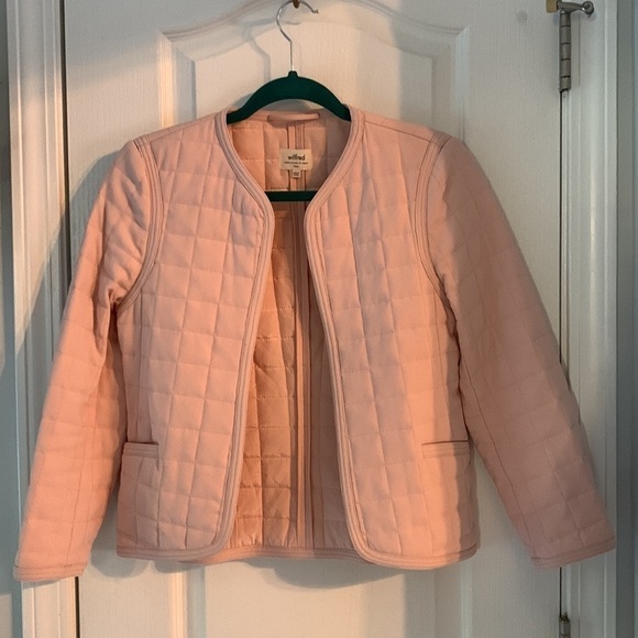 Wilfred Quilted open Jacket blazer, light Pink, Size S pocket’s slightly cropped - Picture 15 of 15